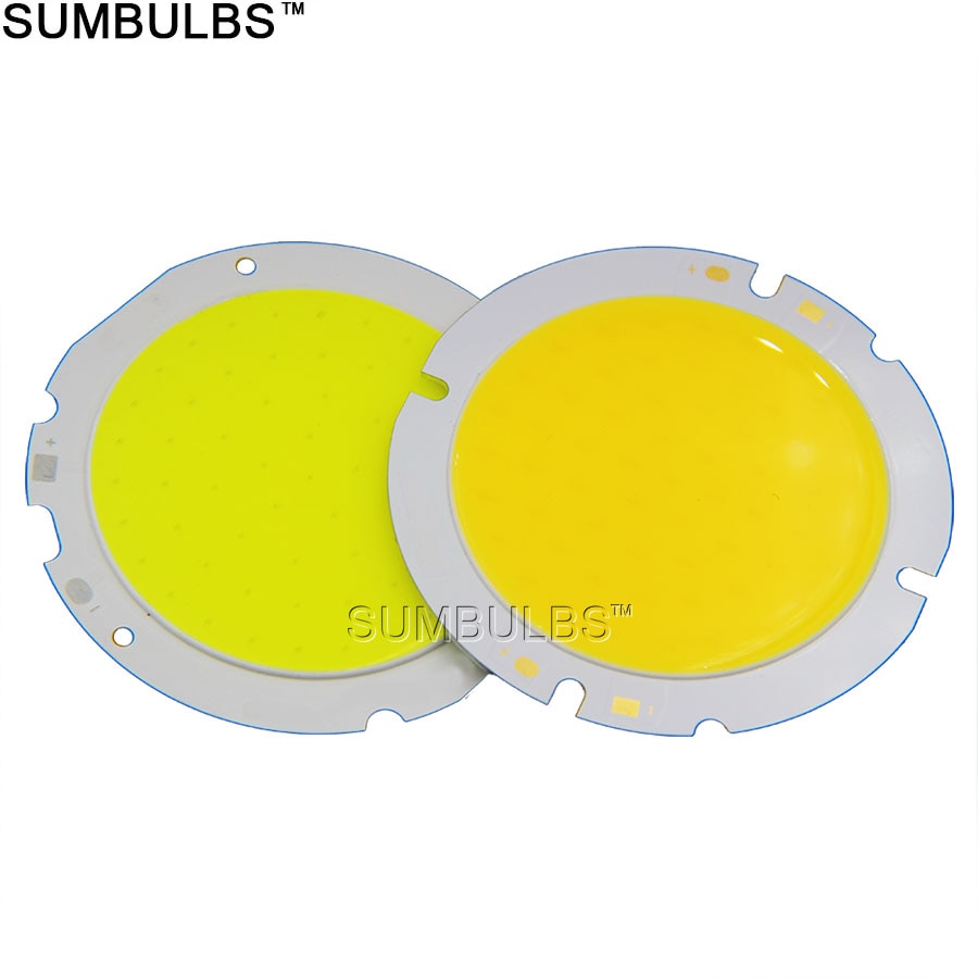 LED COB Chip 76MM Round On Board Lamp DC30-33V 20W 30W LED Light Bulb Source for Spotlight Downlight Warm Natural Cold White