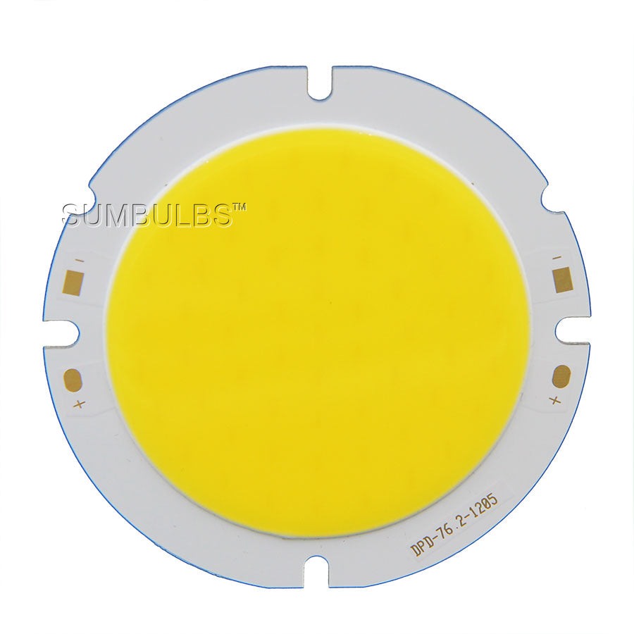 LED COB Chip 76MM Round On Board Lamp DC30-33V 20W 30W LED Light Bulb Source for Spotlight Downlight Warm Natural Cold White