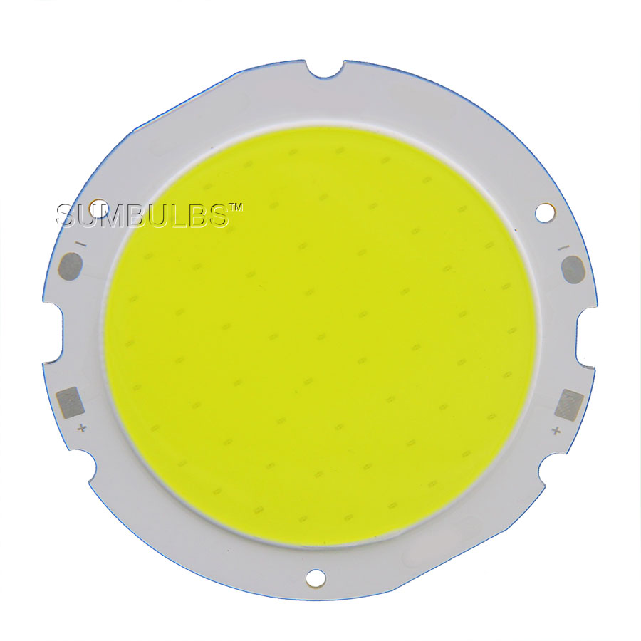 LED COB Chip 76MM Round On Board Lamp DC30-33V 20W 30W LED Light Bulb Source for Spotlight Downlight Warm Natural Cold White