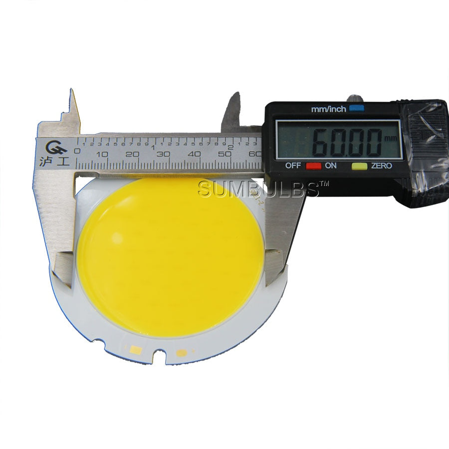 LED COB Chip 76MM Round On Board Lamp DC30-33V 20W 30W LED Light Bulb Source for Spotlight Downlight Warm Natural Cold White