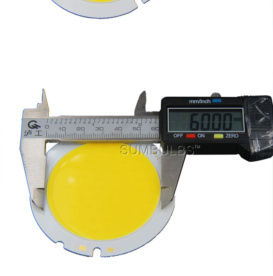 LED COB Chip 76MM Round On Board Lamp DC30-33V 20W 30W LED Light Bulb Source for Spotlight Downlight Warm Natural Cold White