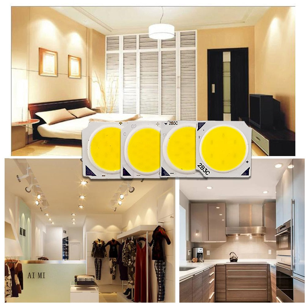 LED COB Chip 3w 5w 7w 10w 10 pcs/lot 1311 Cob Lamp Beads 240mA Warm White Light Source For Rail Spotlight Commercial Downlight