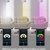 Zigbee LED Downlight WiFi TUYA Smart Life Dimming Spot Lamp 10W RGB Change Warm Cool Light Work With Alexa Google Home