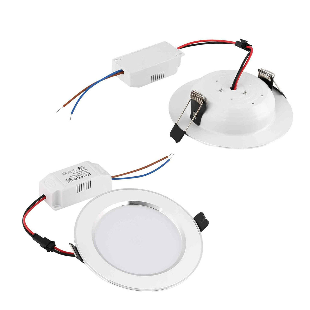 Dimmable LED Ceiling Down Light Recessed Panel Lamp Downlight Ultra-Bright Cool White Warm White AC 220V Spotlight Bulb