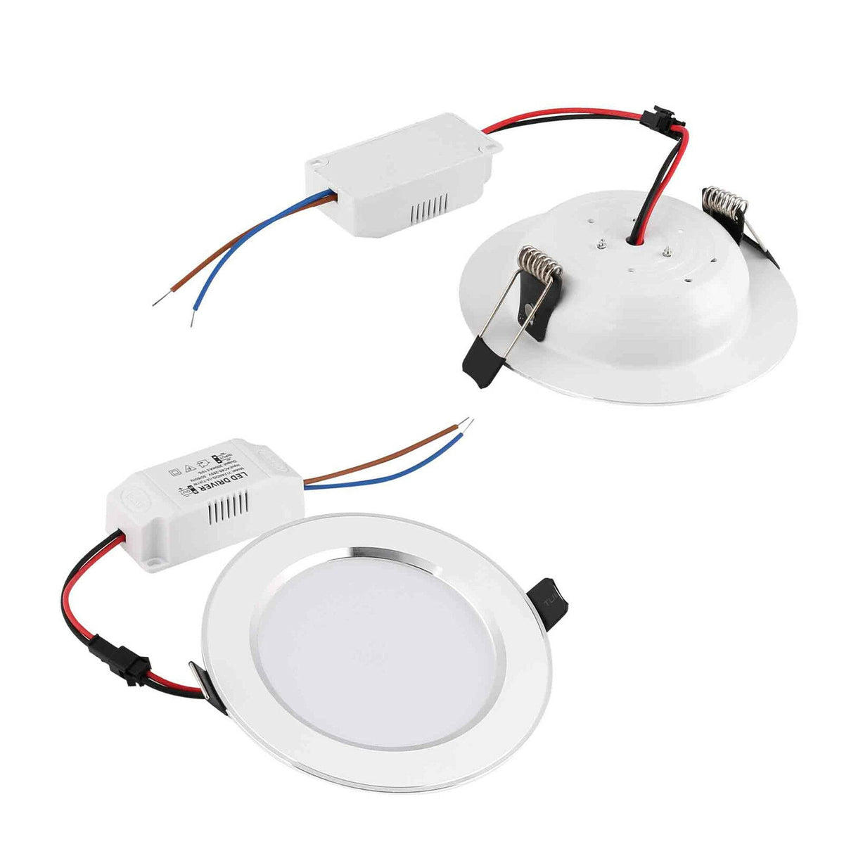 Dimmable LED Ceiling Down Light Recessed Panel Lamp Downlight Ultra-Bright Cool White Warm White AC 220V Spotlight Bulb