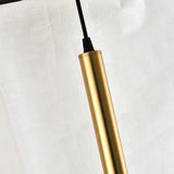 Long Pipeline Chandelier Modern LED Ceiling Lamp Hanging Kitchen Island Dining Cylindrical Downlight Store Indoor Spotlight