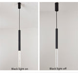 Long Pipeline Chandelier Modern LED Ceiling Lamp Hanging Kitchen Island Dining Cylindrical Downlight Store Indoor Spotlight