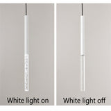 Long Pipeline Chandelier Modern LED Ceiling Lamp Hanging Kitchen Island Dining Cylindrical Downlight Store Indoor Spotlight