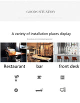 Long Pipeline Chandelier Modern LED Ceiling Lamp Hanging Kitchen Island Dining Cylindrical Downlight Store Indoor Spotlight