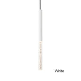 Long Pipeline Chandelier Modern LED Ceiling Lamp Hanging Kitchen Island Dining Cylindrical Downlight Store Indoor Spotlight