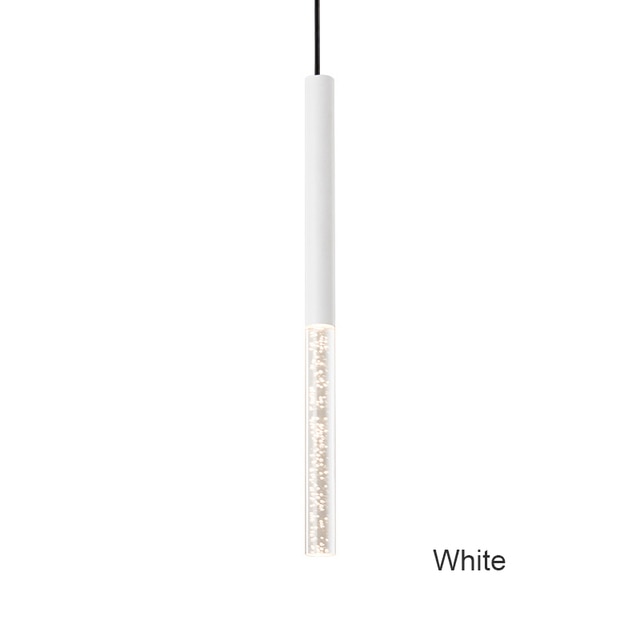 Long Pipeline Chandelier Modern LED Ceiling Lamp Hanging Kitchen Island Dining Cylindrical Downlight Store Indoor Spotlight