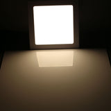 Ultra Thin 6W - 21W Square LED Ceiling Light White Recessed Panel Downlight Spotlight Lamp 110V-240V for Indoor Bedroom Kitchen