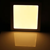 Ultra Thin 6W - 21W Square LED Ceiling Light White Recessed Panel Downlight Spotlight Lamp 110V-240V for Indoor Bedroom Kitchen