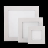 Ultra Thin 6W - 21W Square LED Ceiling Light White Recessed Panel Downlight Spotlight Lamp 110V-240V for Indoor Bedroom Kitchen
