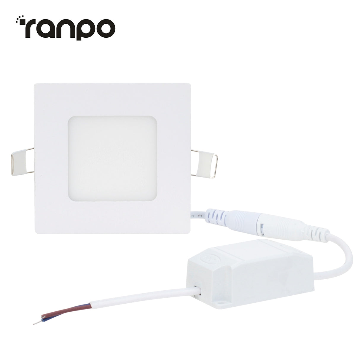 Ultra Thin 6W - 21W Square LED Ceiling Light White Recessed Panel Downlight Spotlight Lamp 110V-240V for Indoor Bedroom Kitchen