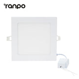 Ultra Thin 6W - 21W Square LED Ceiling Light White Recessed Panel Downlight Spotlight Lamp 110V-240V for Indoor Bedroom Kitchen