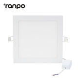 Ultra Thin 6W - 21W Square LED Ceiling Light White Recessed Panel Downlight Spotlight Lamp 110V-240V for Indoor Bedroom Kitchen