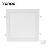 Ultra Thin 6W - 21W Square LED Ceiling Light White Recessed Panel Downlight Spotlight Lamp 110V-240V for Indoor Bedroom Kitchen