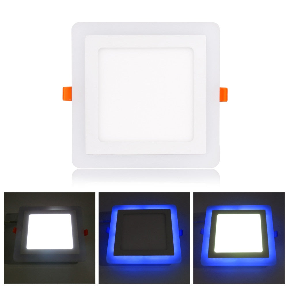 6W 9W 16W 24W Square RGB LED Panel Light With Remote Control Downlight Led ceiling down AC85-265V + Driver