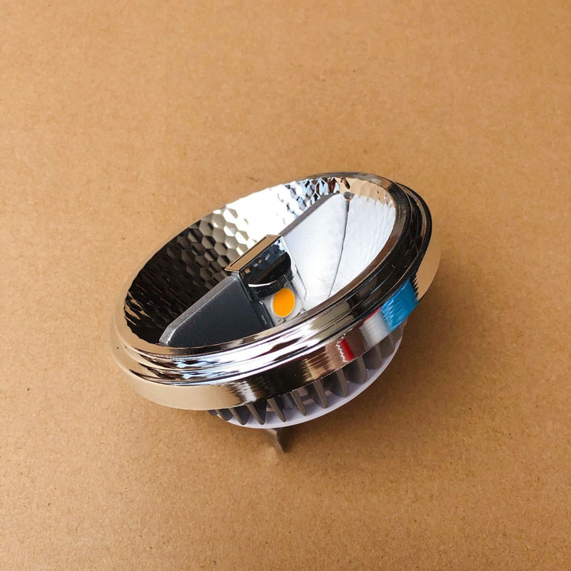 Super Bright 15W COB LED Downlight AR111 QR111 G53 GU10 Recessed LED Bulb Light Dimmable Led Lamp AC110V/220V/DC12V