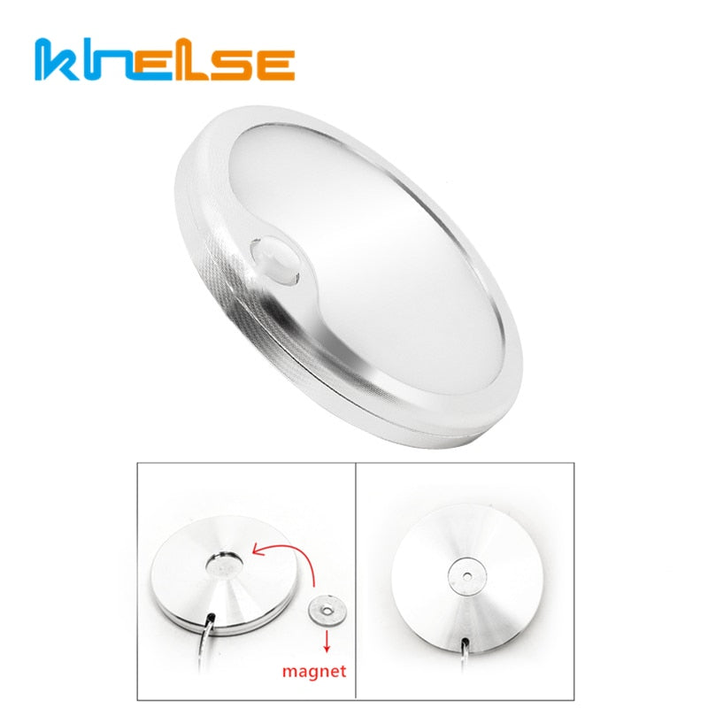 LED Ceiling Light Ultra-thin LED Panel Motion Sensor 12V Spotlights Recessed Daylight LED Infrared Sensor Kitchen Mini Downlight