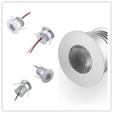 Super Bright 3W LED Spotlight With Chip DC12V-24V/3V Input 30mm Cutout Recessed DownLight Cabinet Lighting 9pcs CE list