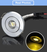 GD 4pcs 1W 3W LED Recessed Spot  110V 220V Dimmable LED Ceiling Fixture Dimmable LED Spot Downlight Interior Home Living Room