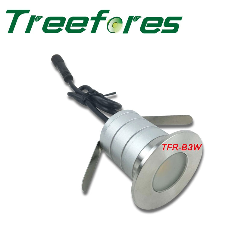 IP67 IP68 3W 12V-24V Underground Spotlight Mini COB Sauna Swimming Pool Lamp LED Floor Outdoor Garden Downlight Lighting