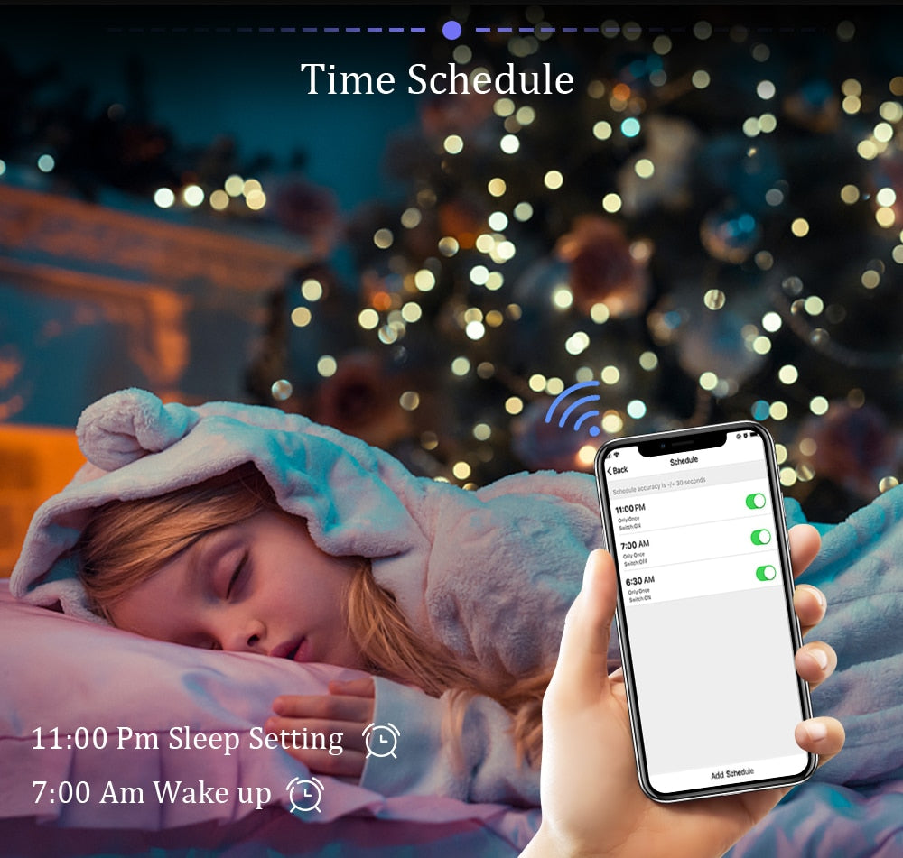 WiFi Tuya Smart LED Downlight 5W/7W/9W/15W RGB Spot Light Dimmable APP Control DIY Scene Modes Compatible Alexa Google Home