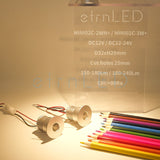 etrnLED 3W Ceiling Spots 12v Led Focus Mini Led Light Recessed Lamp Interior Spotlights Cabinet Showcase Downlight with Driver Spot