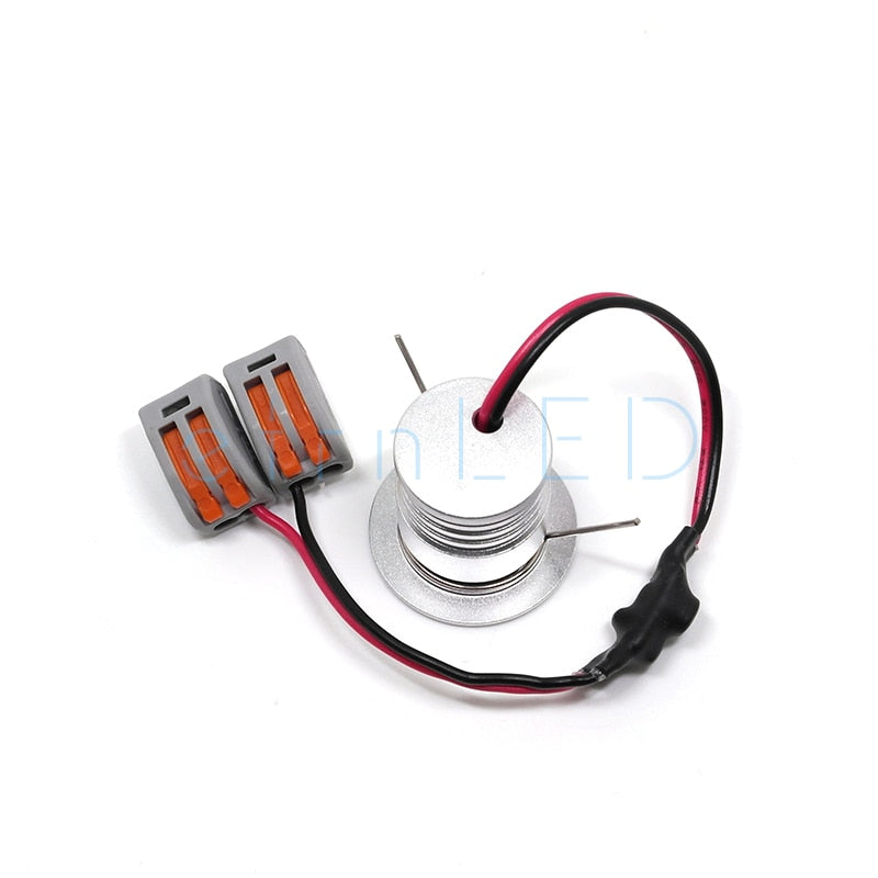 etrnLED 3W Ceiling Spots 12v Led Focus Mini Led Light Recessed Lamp Interior Spotlights Cabinet Showcase Downlight with Driver Spot