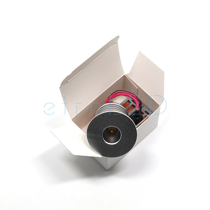 etrnLED 3W Ceiling Spots 12v Led Focus Mini Led Light Recessed Lamp Interior Spotlights Cabinet Showcase Downlight with Driver Spot