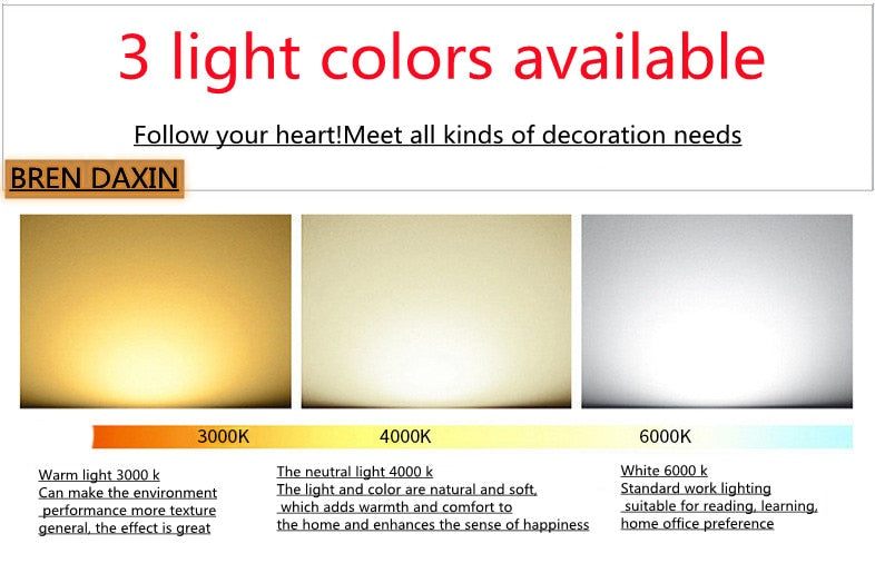 Surface mounted LED downlight spot light 3W 5W 7W 9W 12W ceiling light living room study window background wall lighting