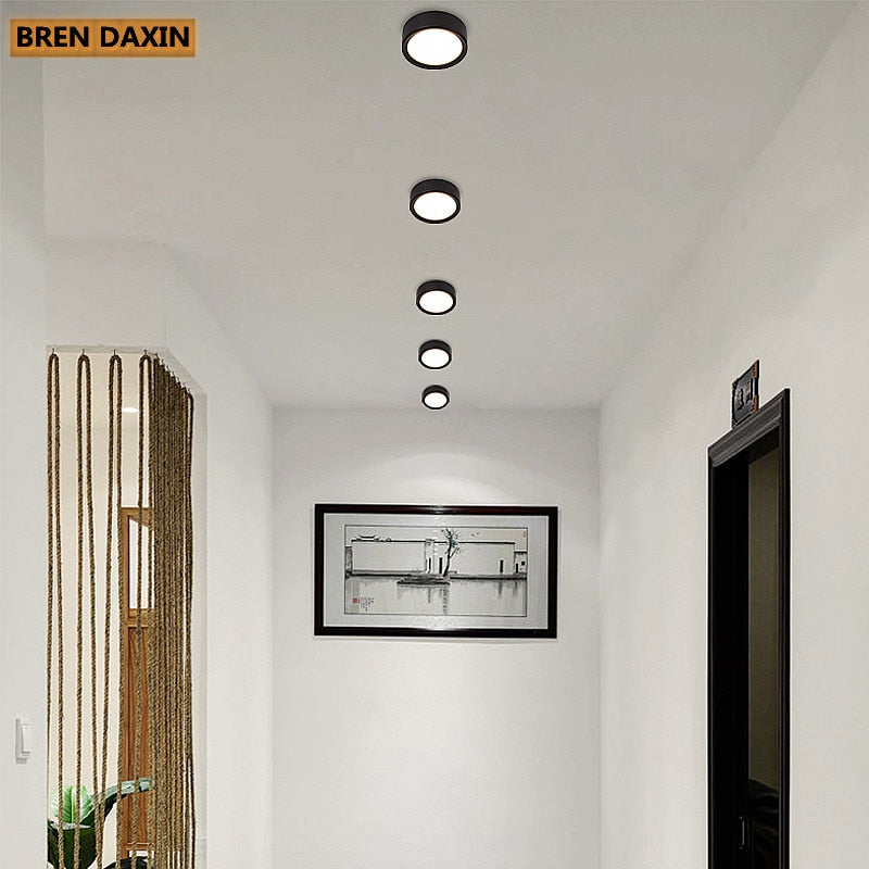 Surface mounted LED downlight spot light 3W 5W 7W 9W 12W ceiling light living room study window background wall lighting