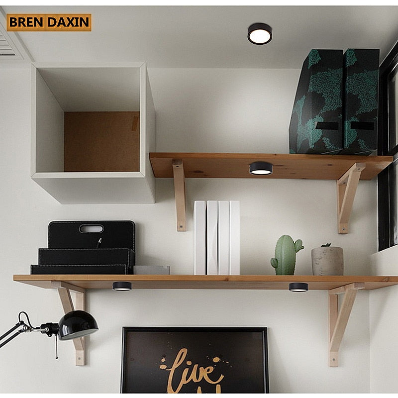 Surface mounted LED downlight spot light 3W 5W 7W 9W 12W ceiling light living room study window background wall lighting