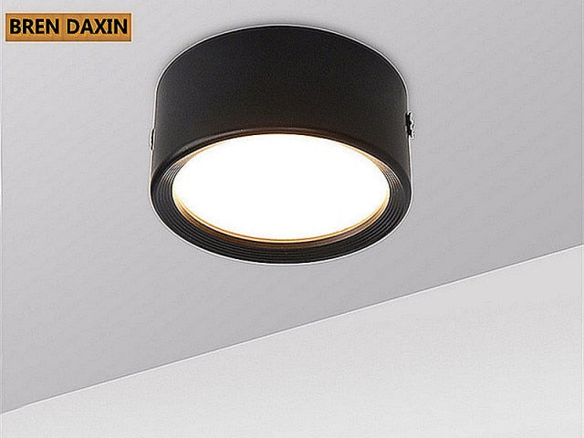 Surface mounted LED downlight spot light 3W 5W 7W 9W 12W ceiling light living room study window background wall lighting