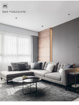 Aisilan LED recessed downlight frameless 30° adjustable anti-glare detachable bedroom corridor white black built in spot light