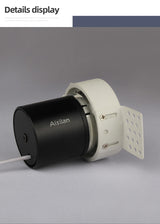 Aisilan LED recessed downlight frameless 30° adjustable anti-glare detachable bedroom corridor white black built in spot light