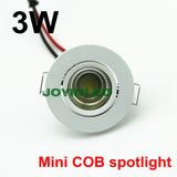 LED Downlight 3W 5W COB chip Recessed Ceiling Mini LED Lights white led downlighters
