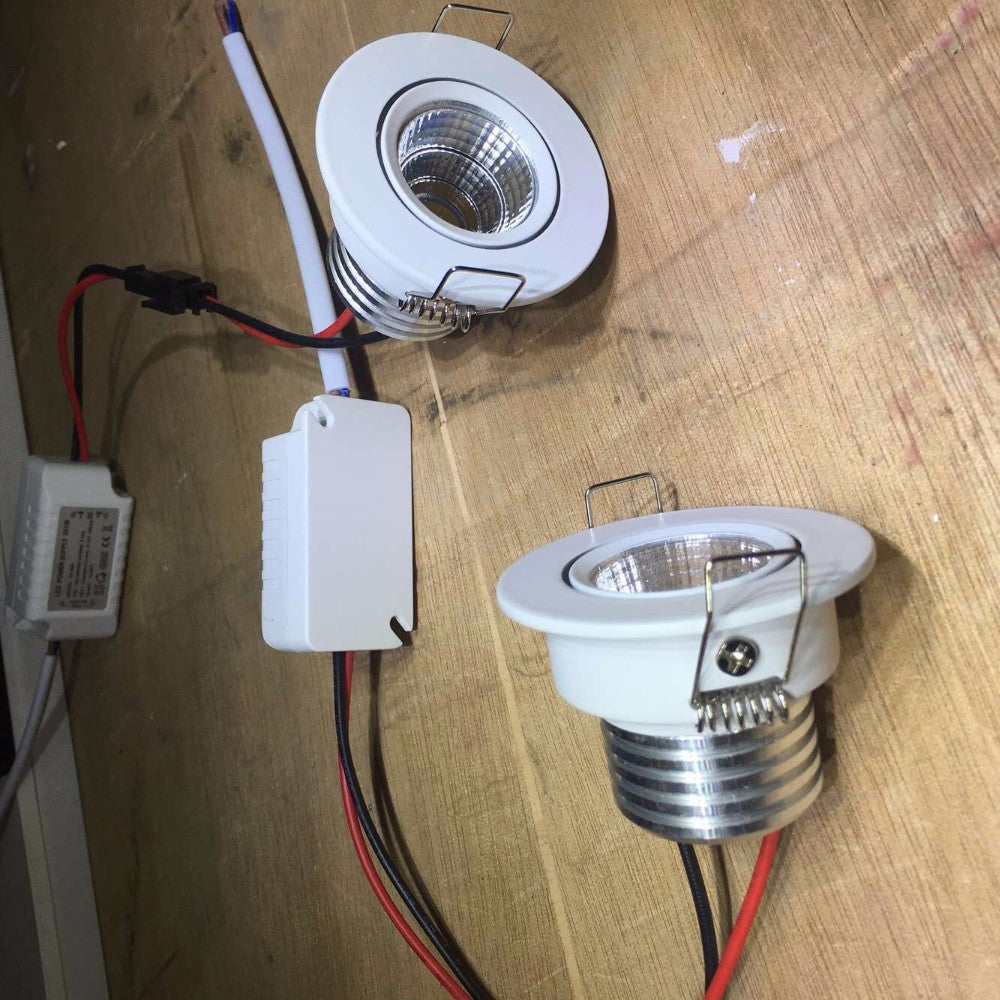 LED Downlight 3W 5W COB chip Recessed Ceiling Mini LED Lights white led downlighters