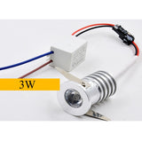 Super small LED Downlight Ressessed in LED Spot light 1W 3W 110V 220V For indoor Store counter Home kitchen Lighting