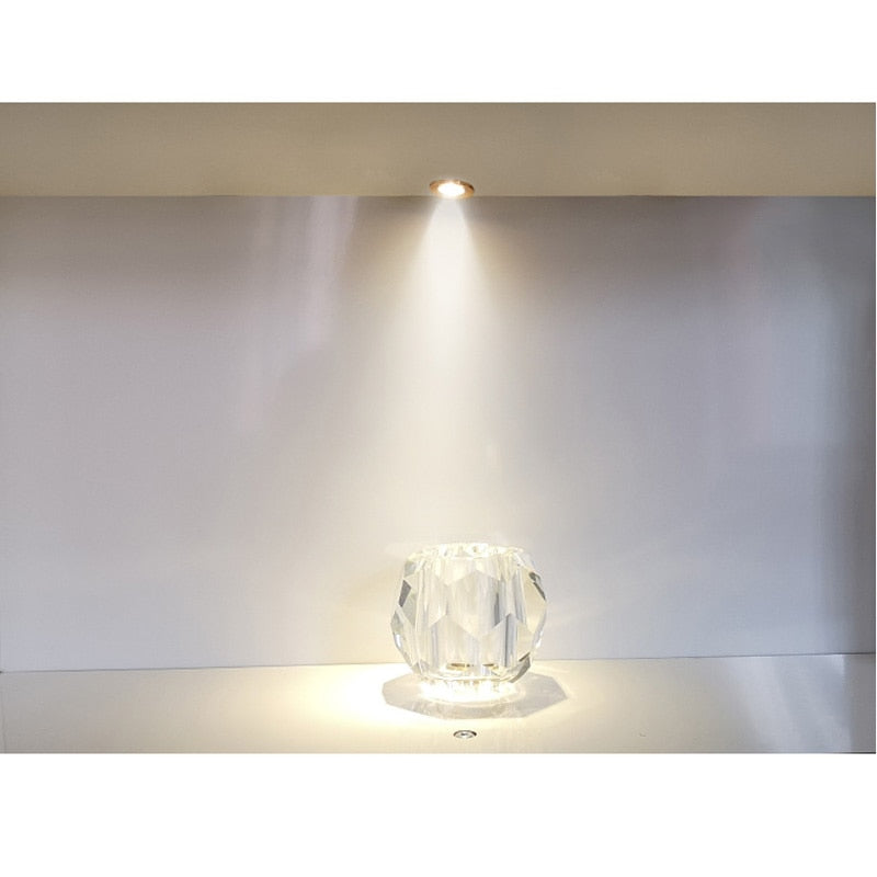 Super small LED Downlight Ressessed in LED Spot light 1W 3W 110V 220V For indoor Store counter Home kitchen Lighting