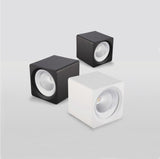 New square dimmable COB LED downlight 7W 9W 12W LED ceiling spotlight AC85~265V LEDceiling light warm/cool white indoor lighting