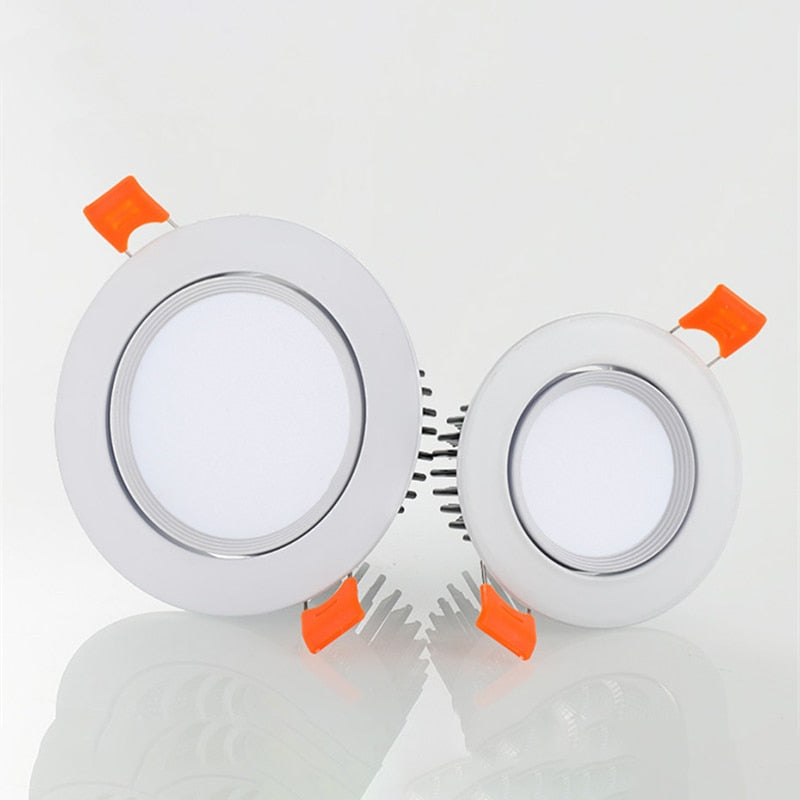 Dimmable AC90V-260V 3W 5W 7W 9W 12W 15W 18W LED Downlights Epistar Chip COB Recessed Ceiling Lamps Spot Lights For Home illumination