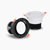 Dimmable AC90V-260V 3W 5W 7W 9W 12W 15W 18W LED Downlights Epistar Chip COB Recessed Ceiling Lamps Spot Lights For Home illumination