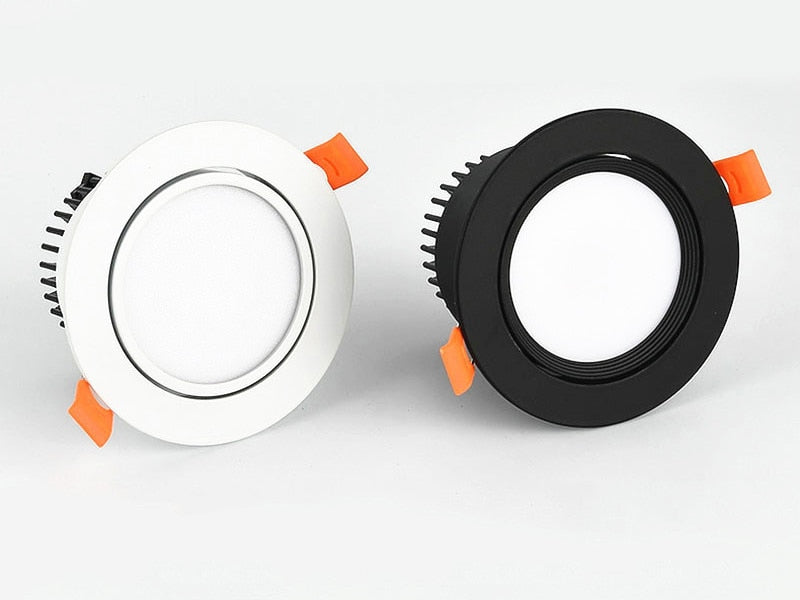 Dimmable AC90V-260V 3W 5W 7W 9W 12W 15W 18W LED Downlights Epistar Chip COB Recessed Ceiling Lamps Spot Lights For Home illumination