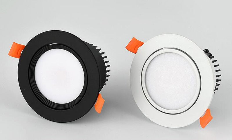 Dimmable AC90V-260V 3W 5W 7W 9W 12W 15W 18W LED Downlights Epistar Chip COB Recessed Ceiling Lamps Spot Lights For Home illumination