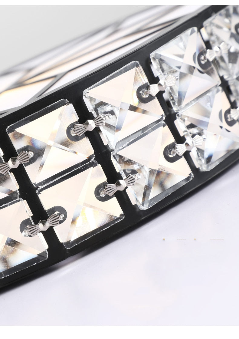 Luxury Modern Living Room Downlight Led Aisle Lamp Corridor Light Nordic Crystal Round Simple Entrance Light Entrance Lighting