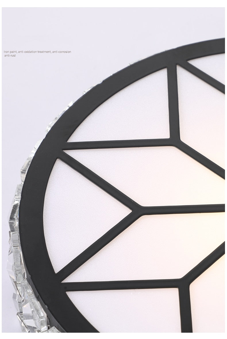 Luxury Modern Living Room Downlight Led Aisle Lamp Corridor Light Nordic Crystal Round Simple Entrance Light Entrance Lighting