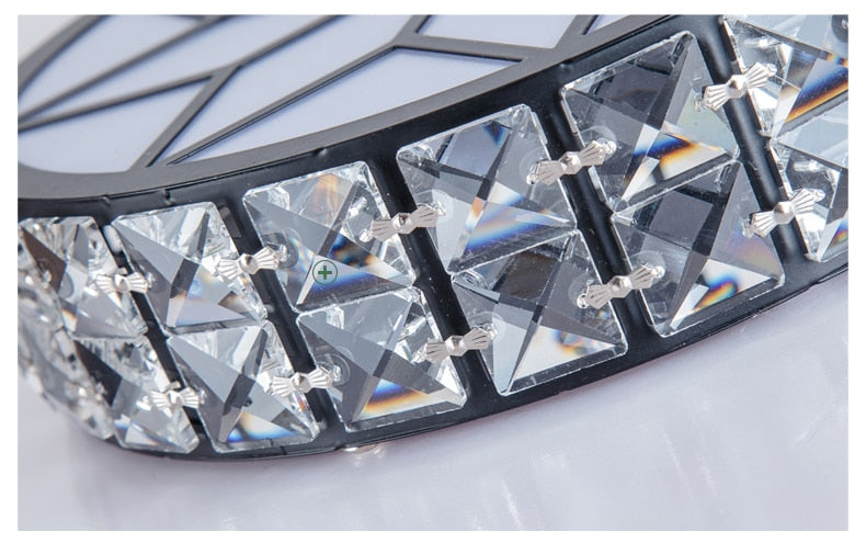 Luxury Modern Living Room Downlight Led Aisle Lamp Corridor Light Nordic Crystal Round Simple Entrance Light Entrance Lighting